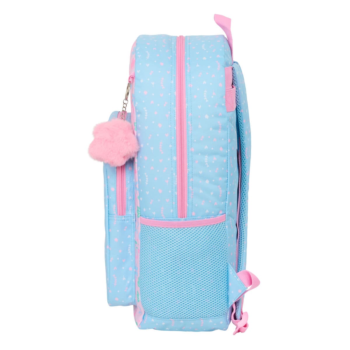School Bag BlackFit8 Smile Blue Pink 30 x 46 x 14 cm - Image 2