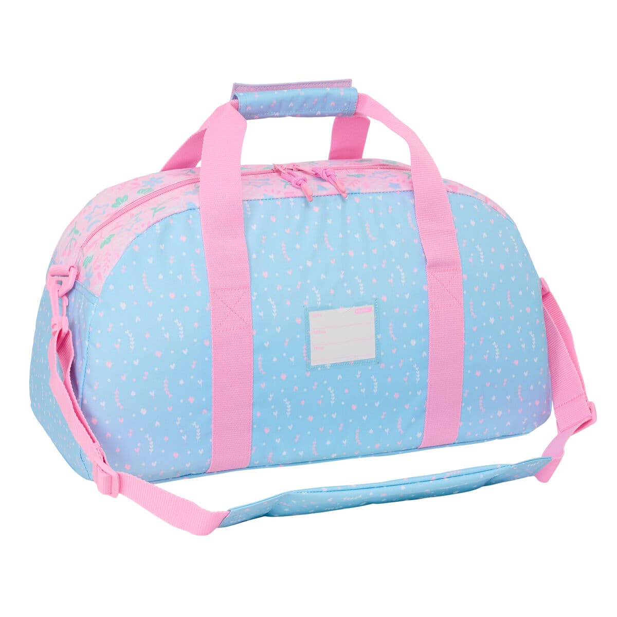 Bolsa de Deporte BlackFit8 Smile Rosa Azul claro 50 x 26 x 20 cm - Image 2