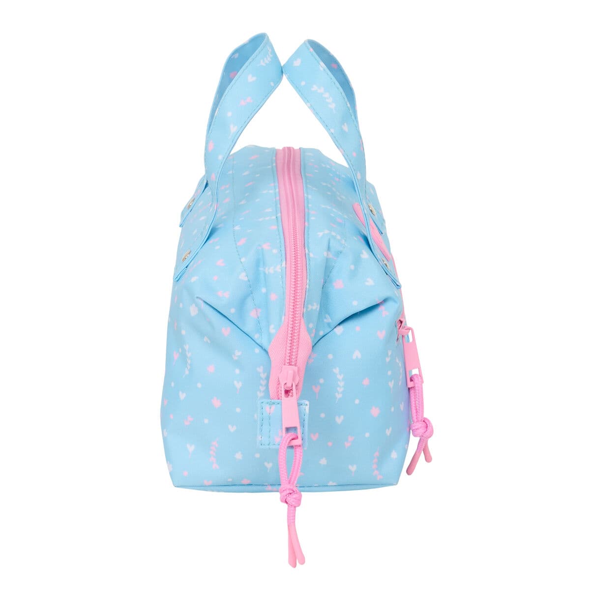 Neceser de Viaje BlackFit8 Smile Rosa Azul claro 26.5 x 17.5 x 12.5 cm - Image 3