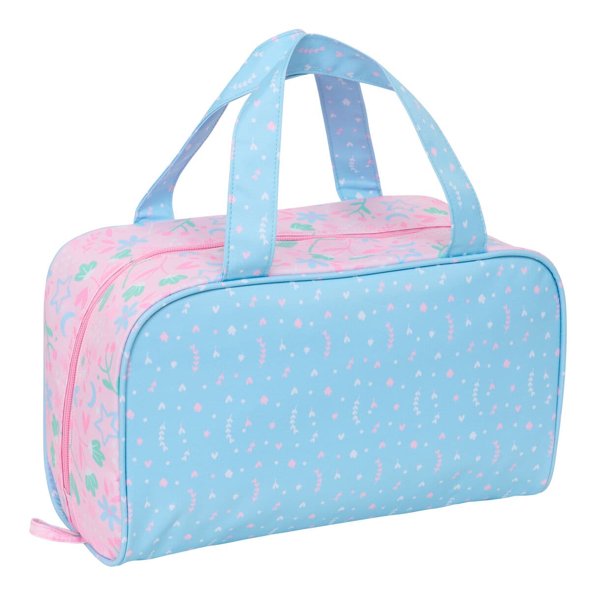 Reise-Toilettentasche BlackFit8 Smile Rosa Hellblau 31 x 14 x 19 cm - Image 2