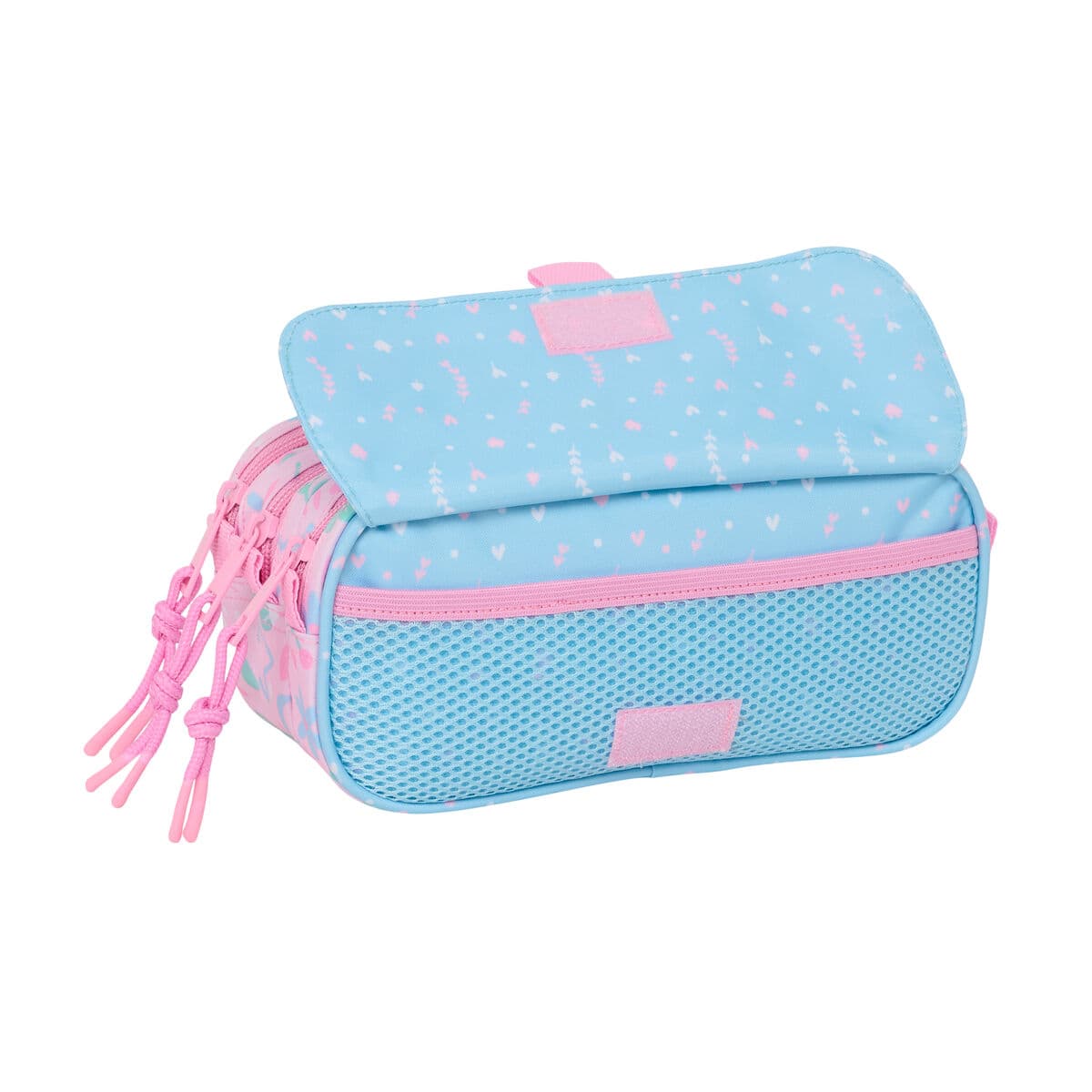 Triple Carry-all BlackFit8 Smile Pink Light Blue 21,5 x 10 x 8 cm - Image 2
