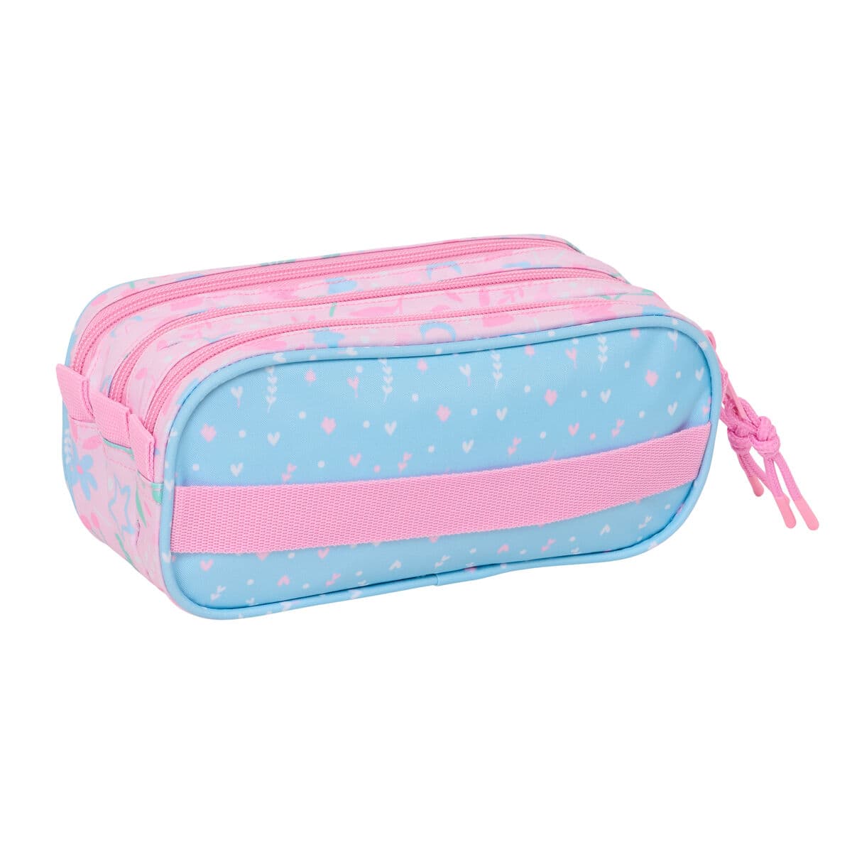 Triple Carry-all BlackFit8 Smile Pink Light Blue 21,5 x 10 x 8 cm - Image 4