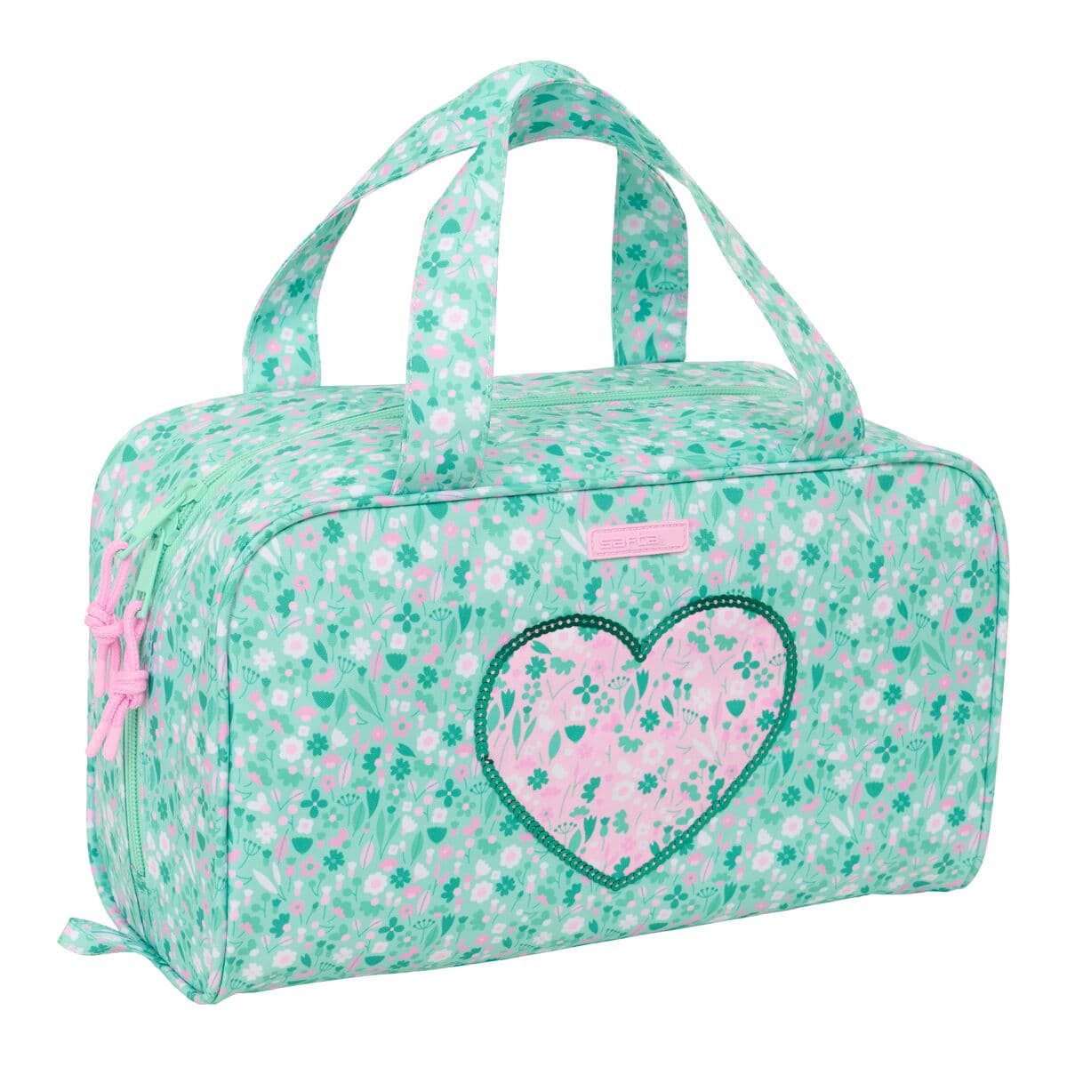 Neceser de Viaje Safta Cuore Menta 31 x 14 x 19 cm