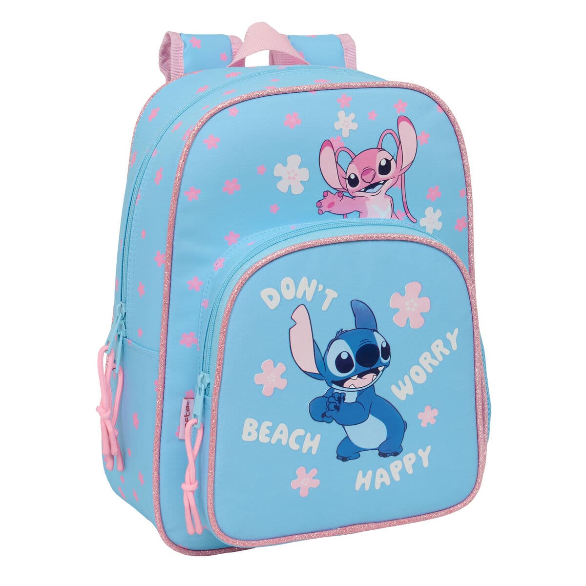 School Bag Lilo & Stitch Happy Sky blue 26 x 34 x 11 cm