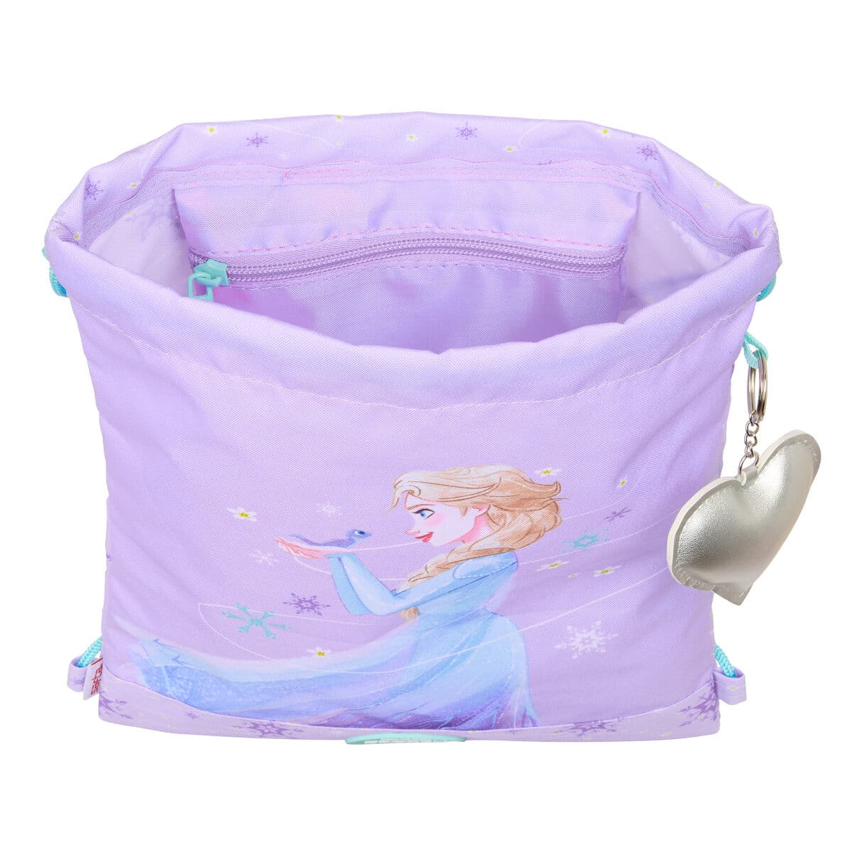 Bolsa Mochila con Cuerdas Frozen Spirit Lila 26 x 34 x 1 cm - Image 2