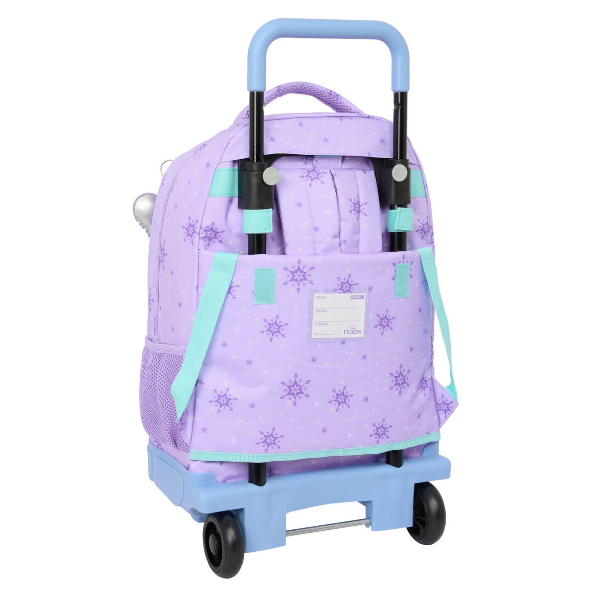 School Rucksack with Wheels Frozen Spirit Lilac 33 x 45 x 22 cm - Image 2