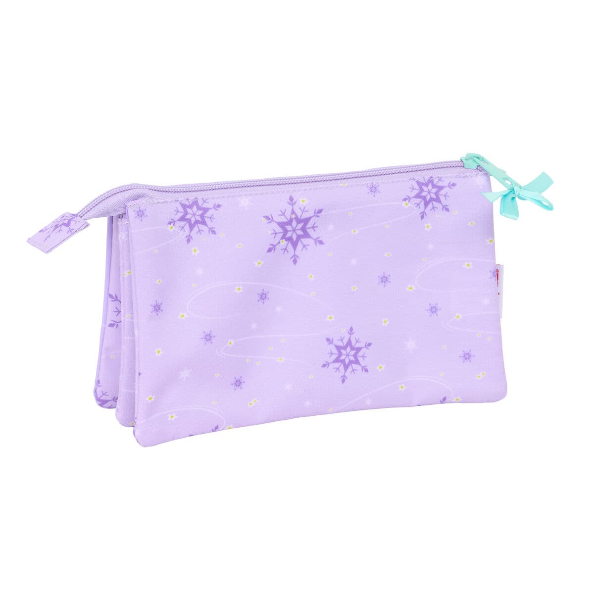 Trousse Fourre-Tout Triple Frozen Spirit Lila 22 x 12 x 3 cm - Image 3