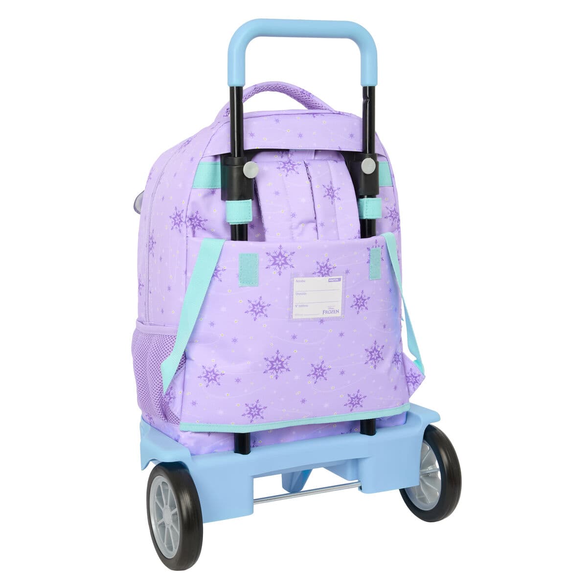School Rucksack with Wheels Frozen Spirit Lilac 33 x 45 x 22 cm - Image 2