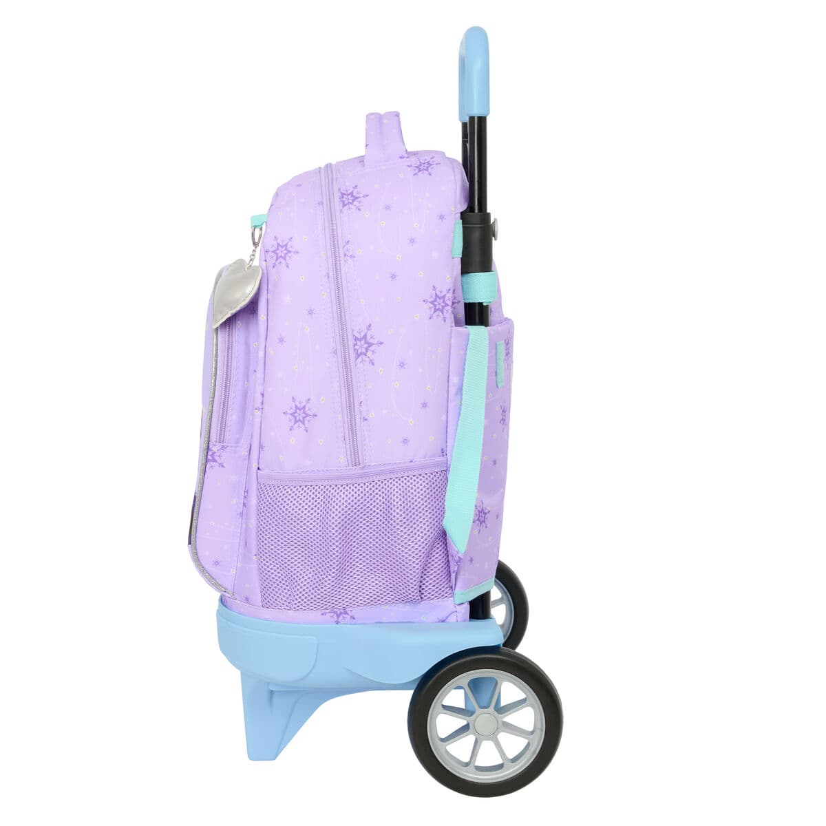 School Rucksack with Wheels Frozen Spirit Lilac 33 x 45 x 22 cm - Image 3