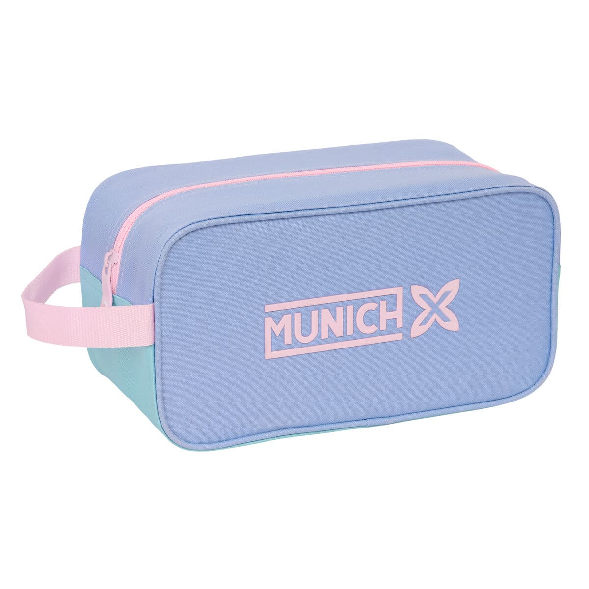 Zapatillero de Viaje Munich Mellow Azul Rosa Celeste 29 x 15 x 14 cm