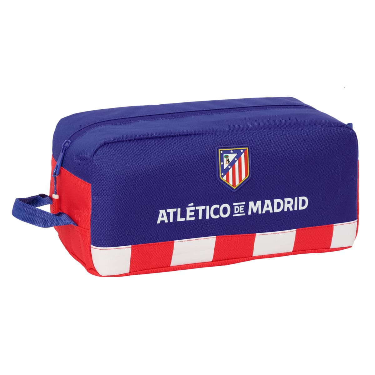 Zapatillero de Viaje Atlético Madrid Azul Blanco Rojo 34 x 15 x 18 cm