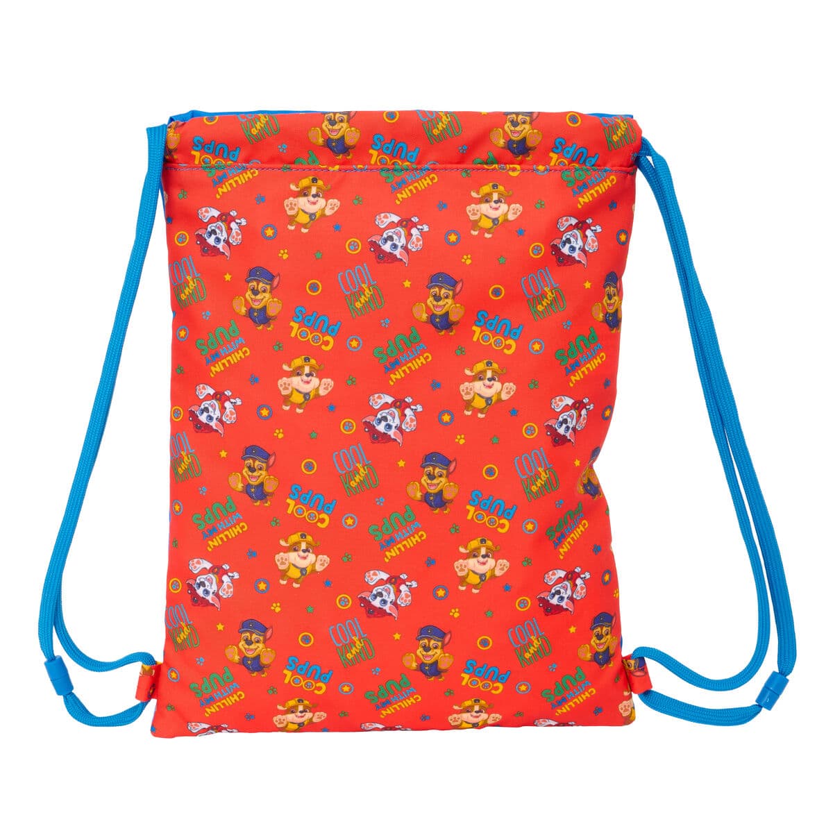 Bolsa Mochila con Cuerdas The Paw Patrol Cool Azul Rojo 26 x 34 x 1 cm - Image 4