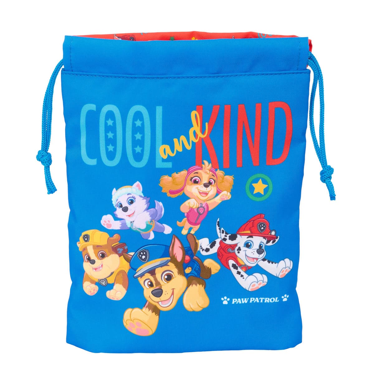 Bolsito de Merienda The Paw Patrol Cool Azul Rojo