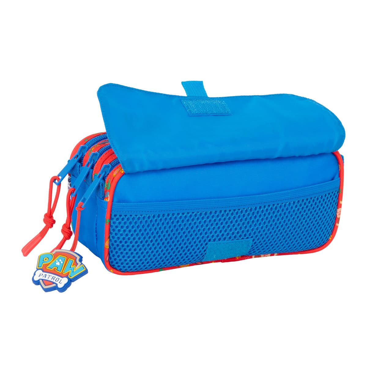 Trousse Fourre-Tout Triple The Paw Patrol Cool Bleu Rouge 21,5 x 10 x 8 cm - Image 4