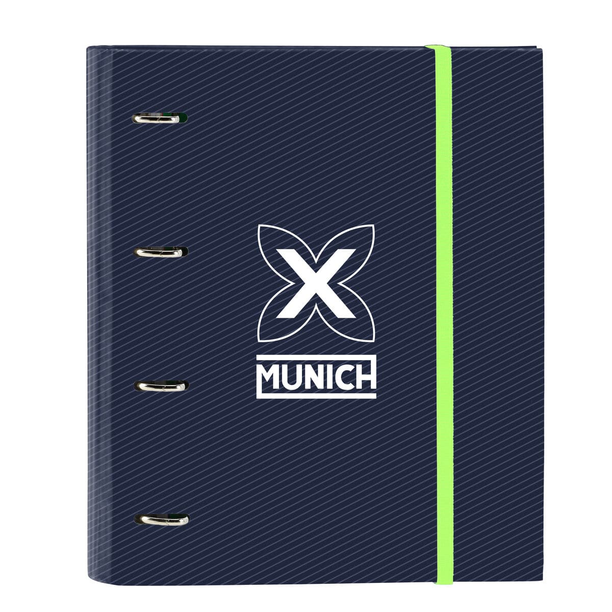 Carpeta de anillas Munich Blue indigo Azul 27 x 32 x 3.5 cm