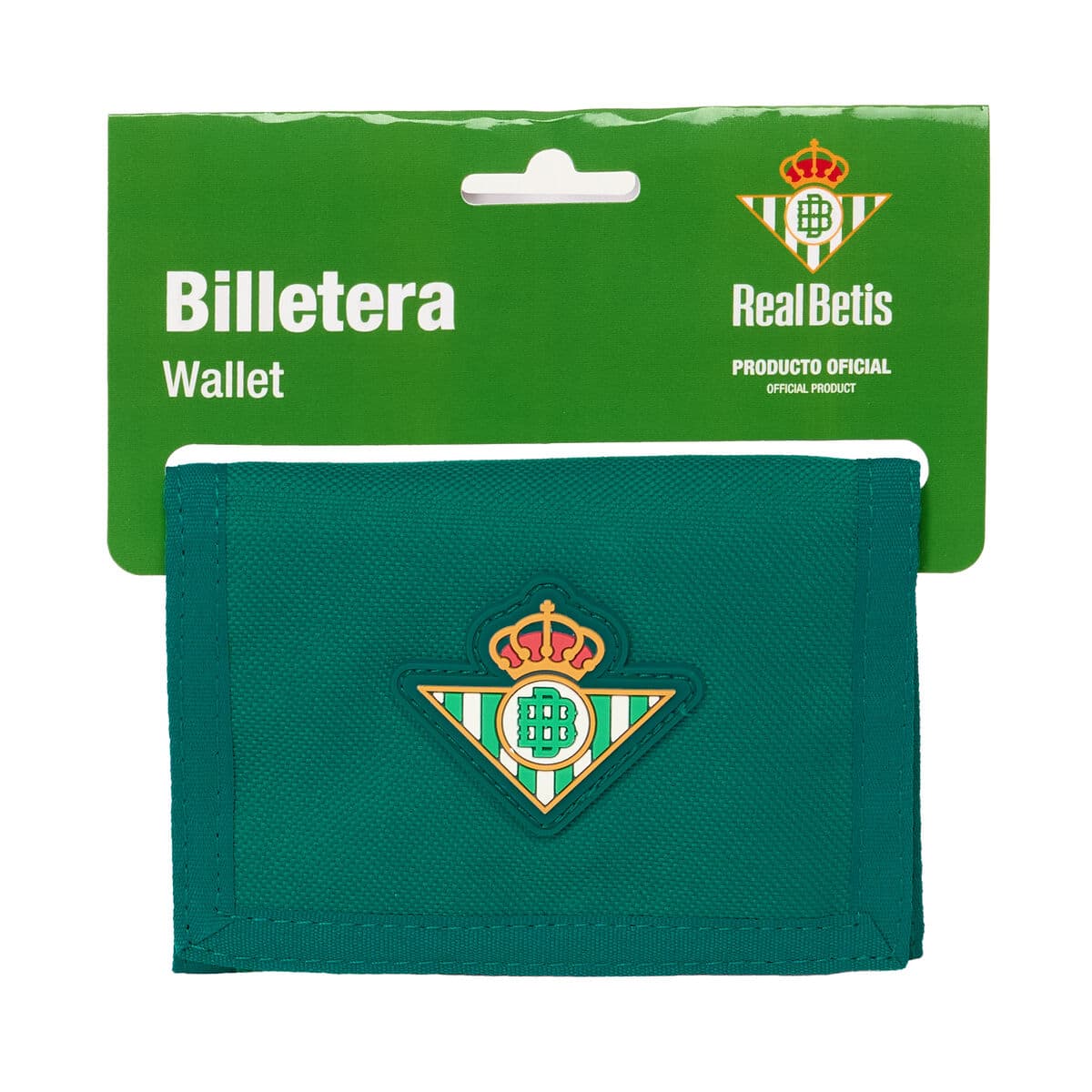Cartera Real Betis Balompié Verde Verde Turquesa 12,5 x 9,5 x 1 cm