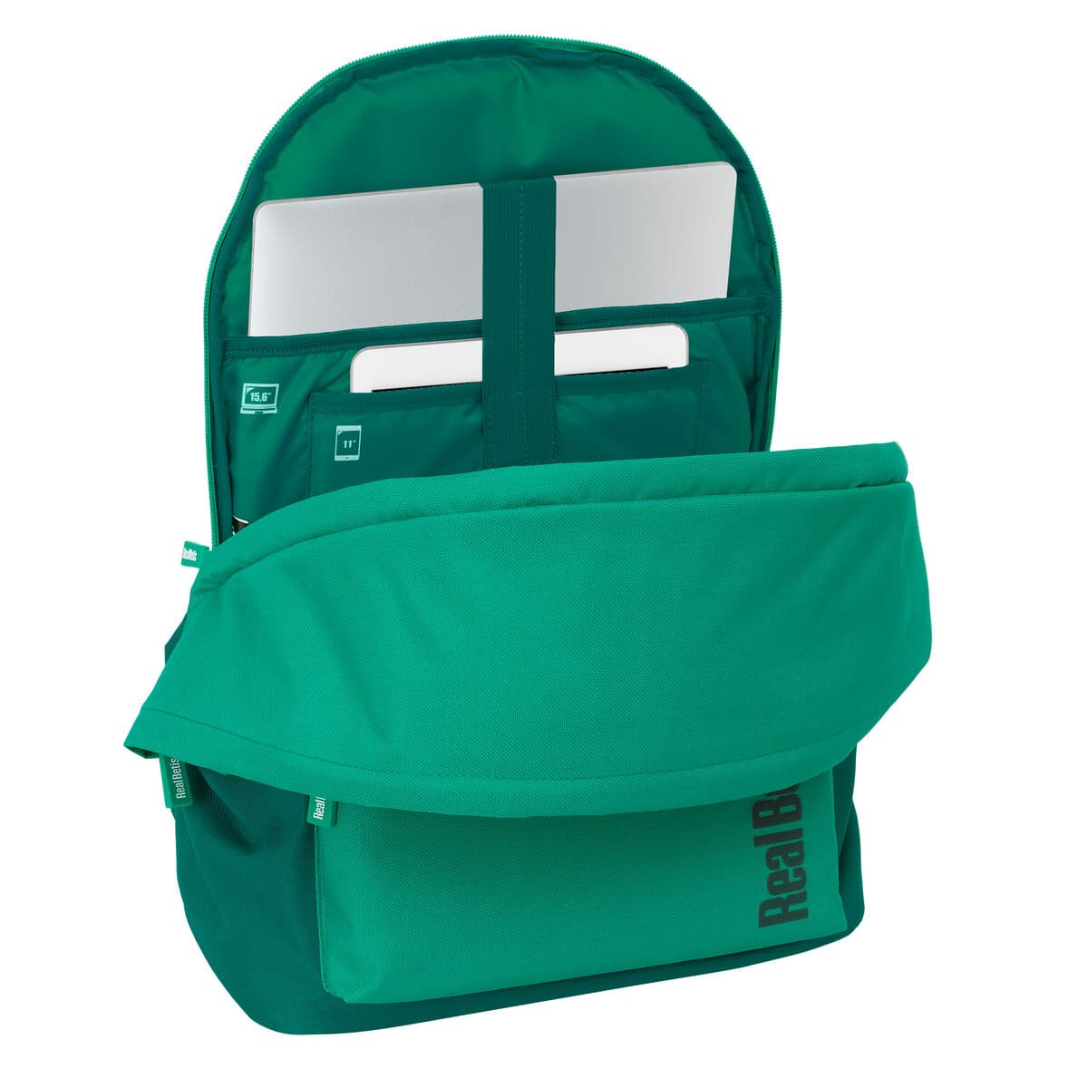 Laptop- und Tablet-Rucksack mit USB-Anschluss Real Betis Balompié grün - Image 3
