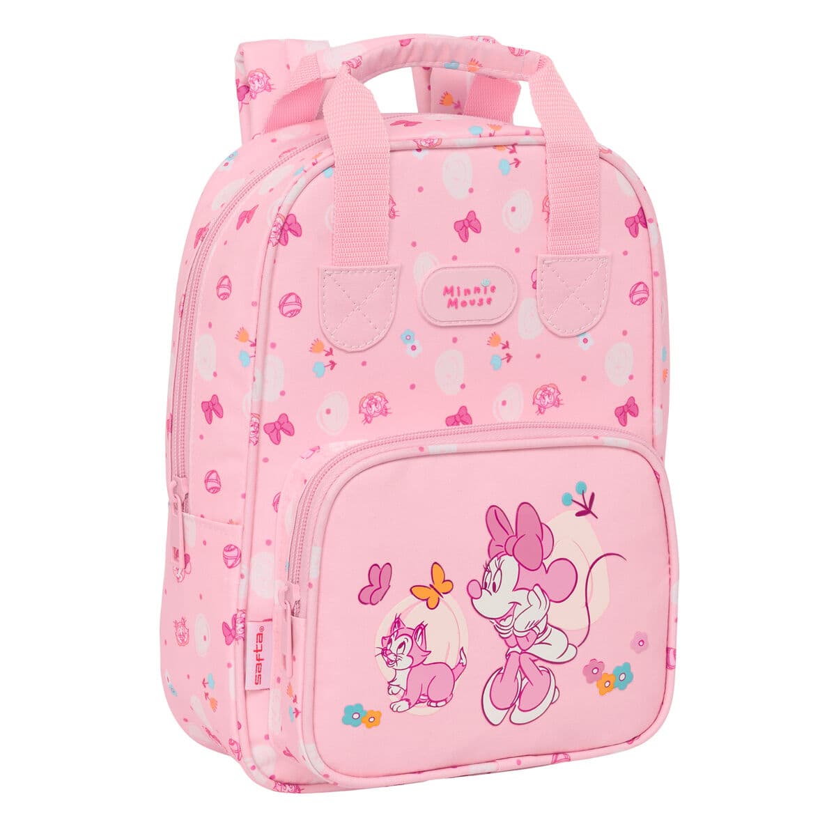 Child bag Minnie Mouse Baby Pink 20 x 28 x 8 cm