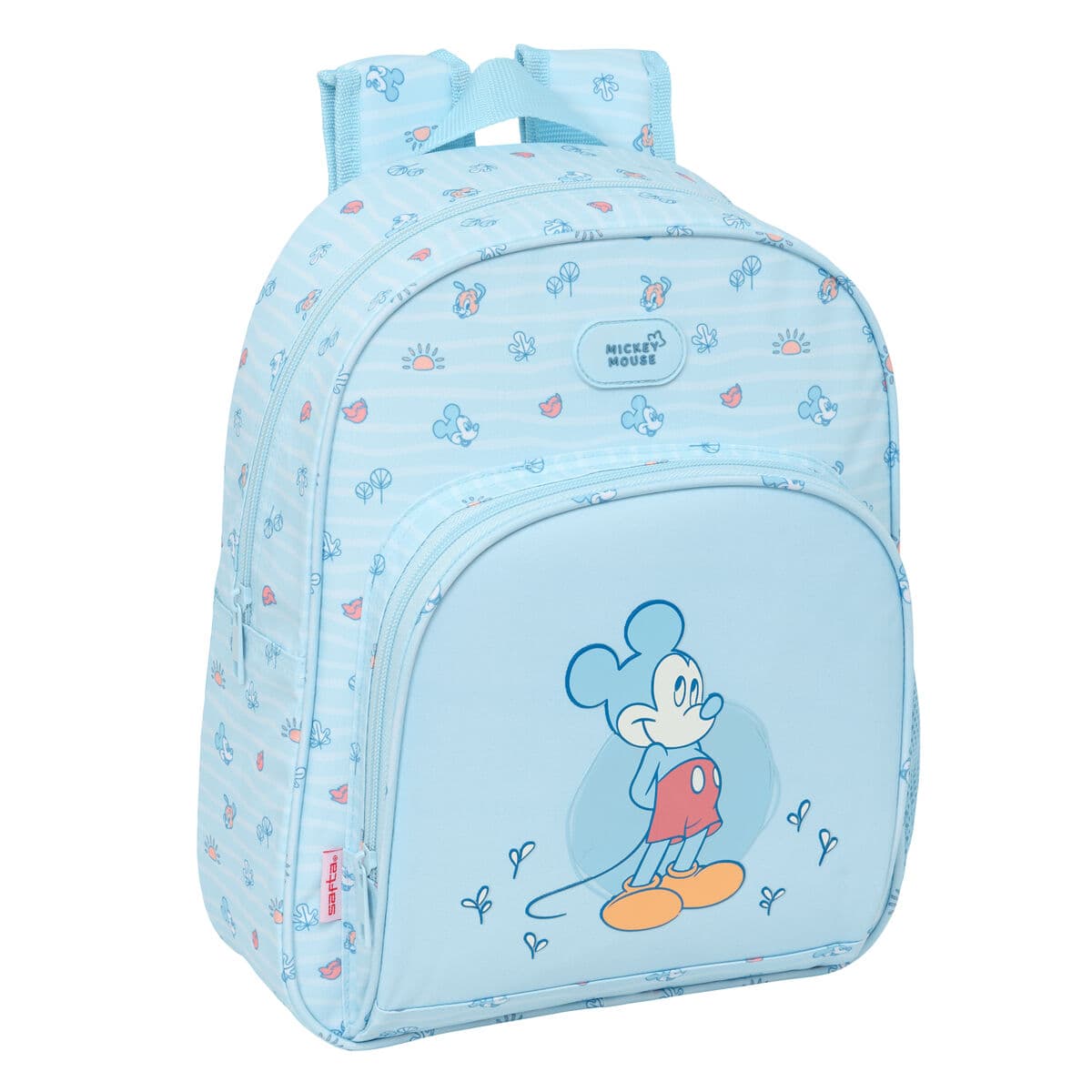 Child bag Mickey Mouse Clubhouse Baby Light Blue 28 x 34 x 10 cm