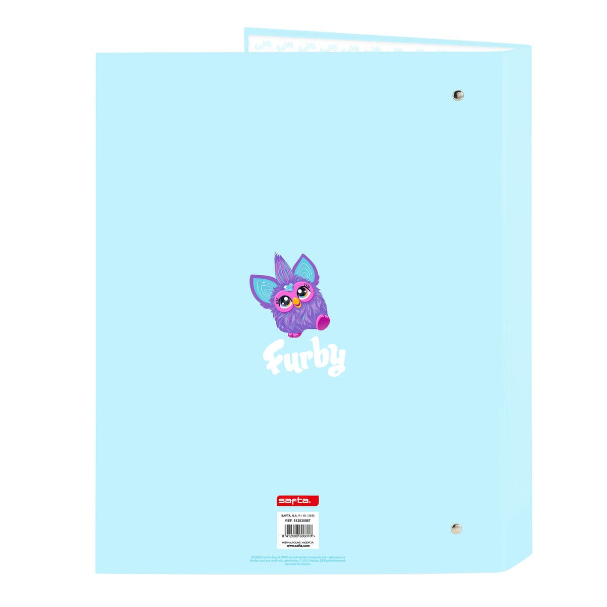 Faltblatt Furby Himmelsblau A4 - Image 2