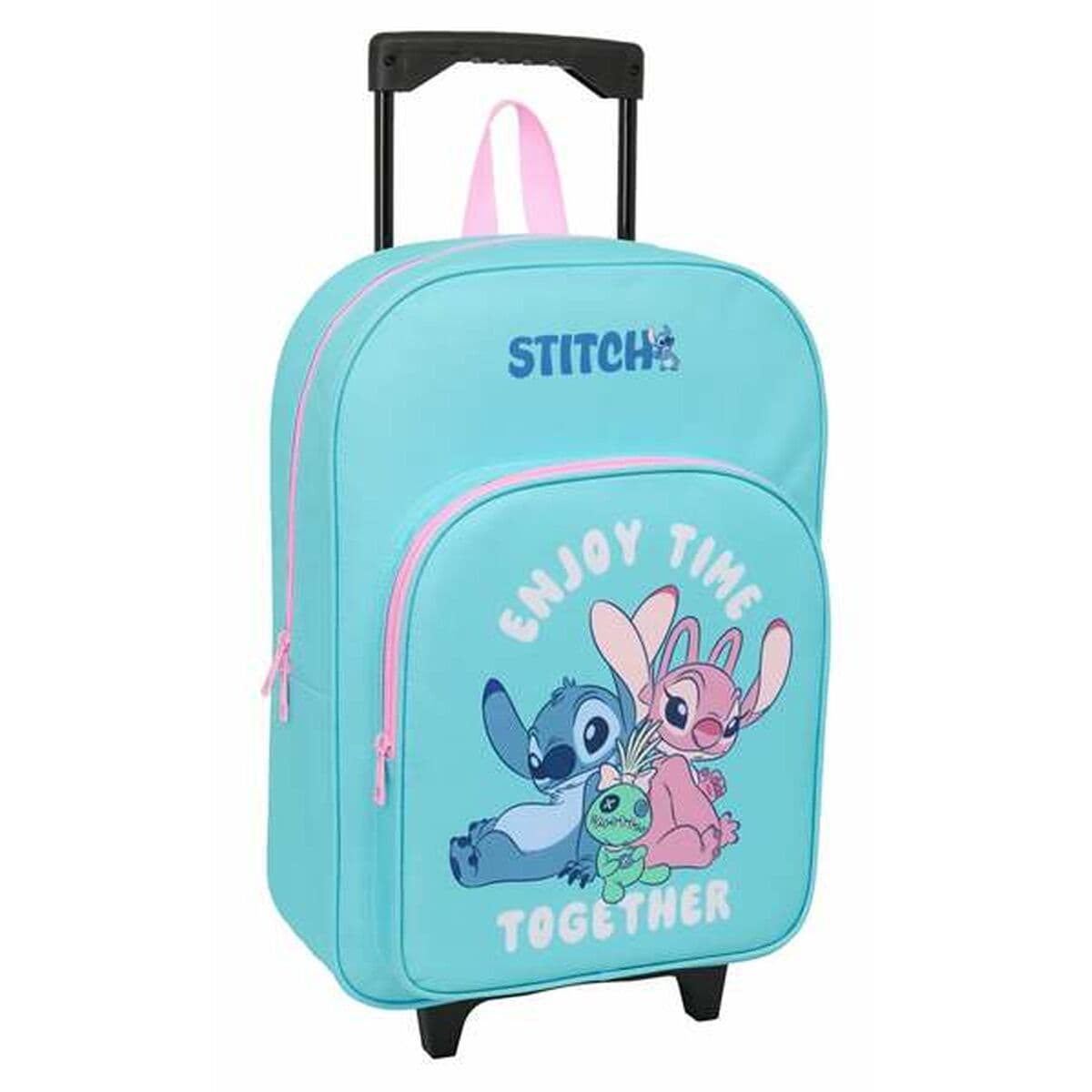Schulrucksack mit Rädern Stitch Blau 32 x 42 x 14 cm