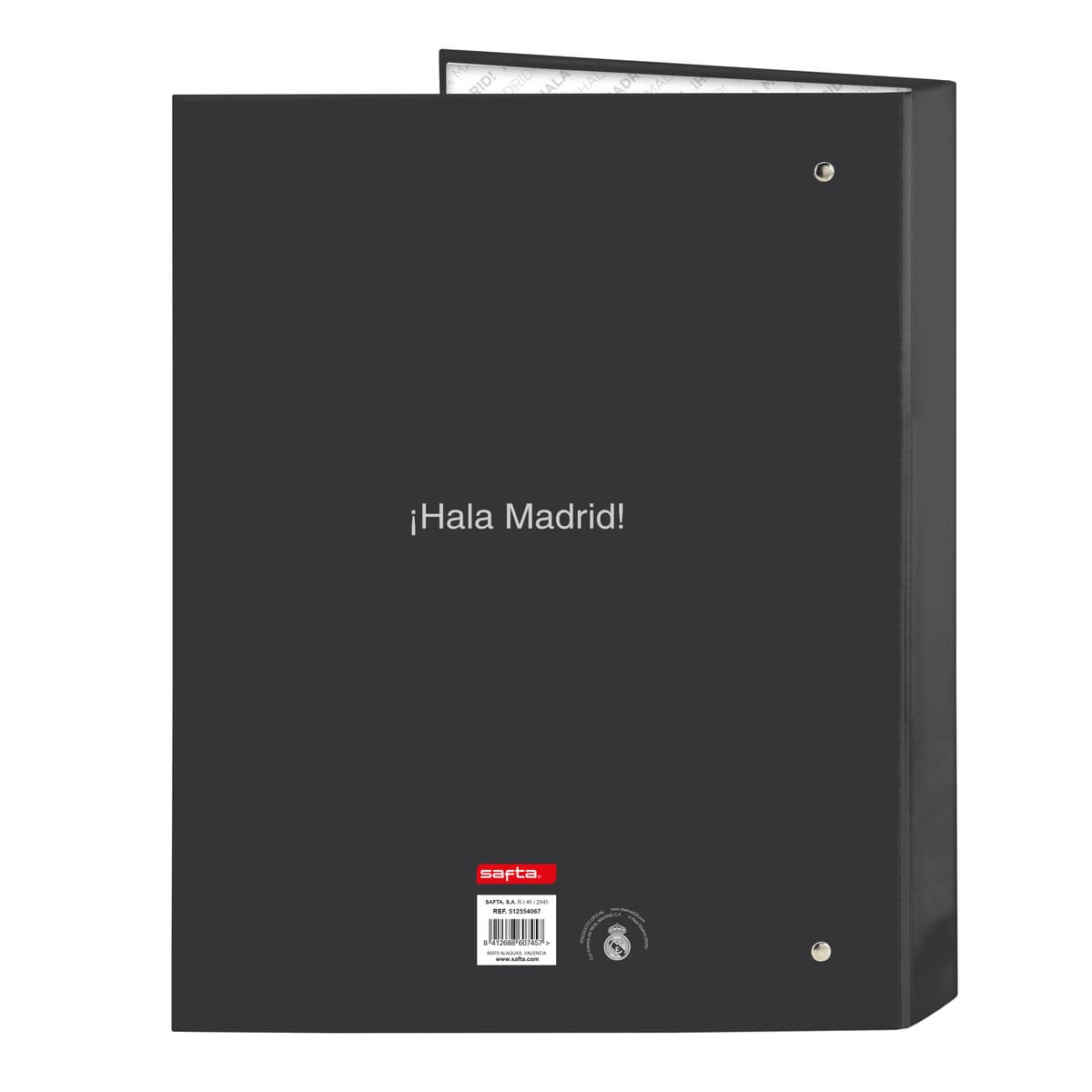 Rengaskansio Real Madrid C.F. Valkoinen A4 26.5 x 33 x 4 cm - Image 2