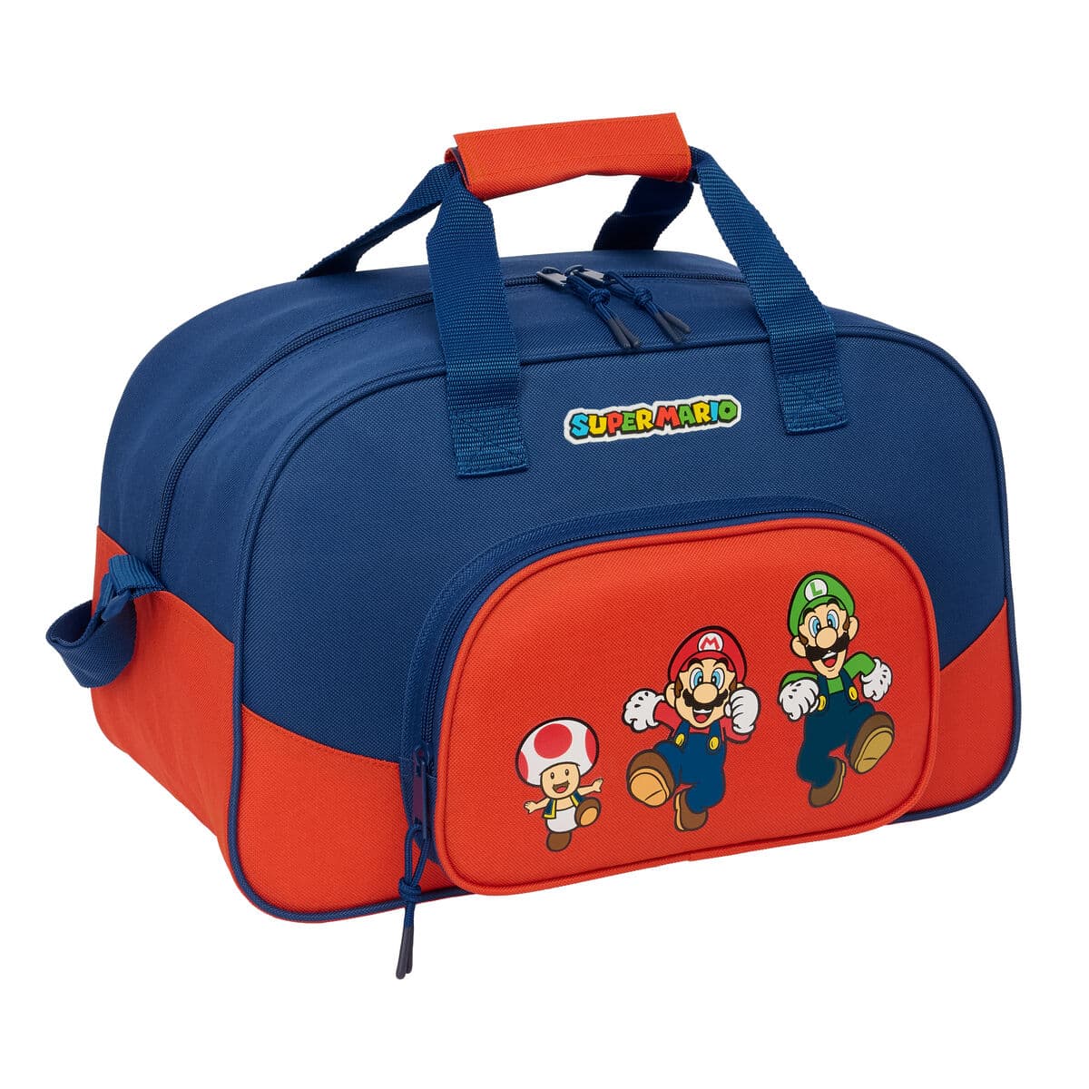 Bolsa de Deporte Super Mario Mamma mia Rojo Azul marino 40 x 24 x 23 cm