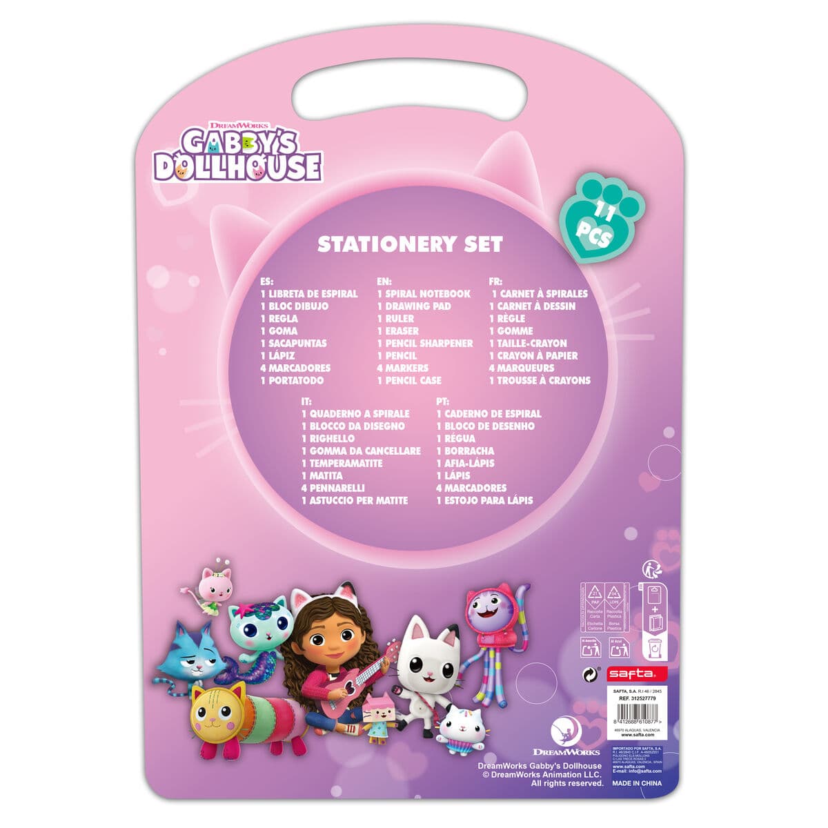 Ołówek mechaniczny Gabby's Dollhouse Confetti Różowy Turkusowy - Image 2