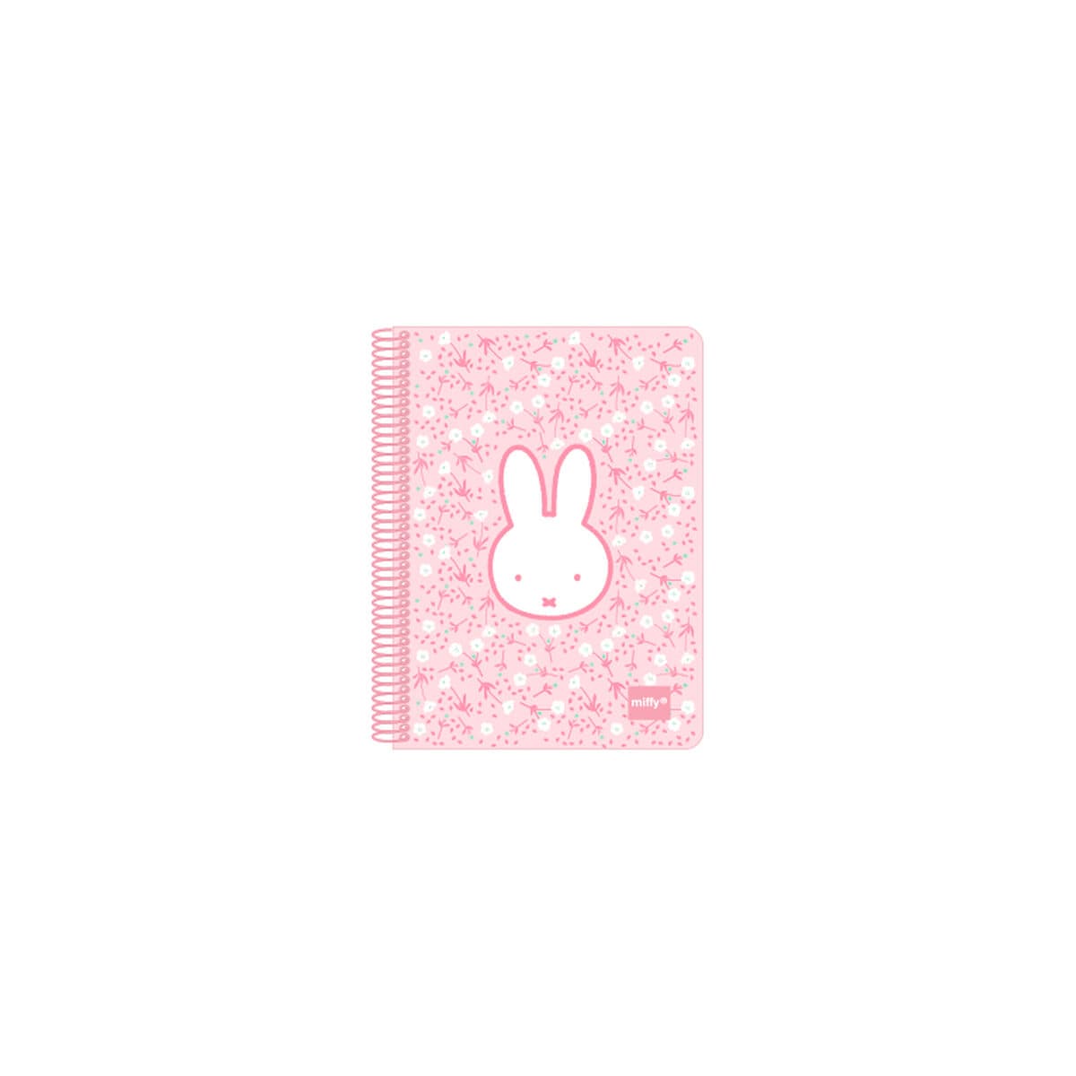 Libreta Miffy Flores A5 80 Hojas