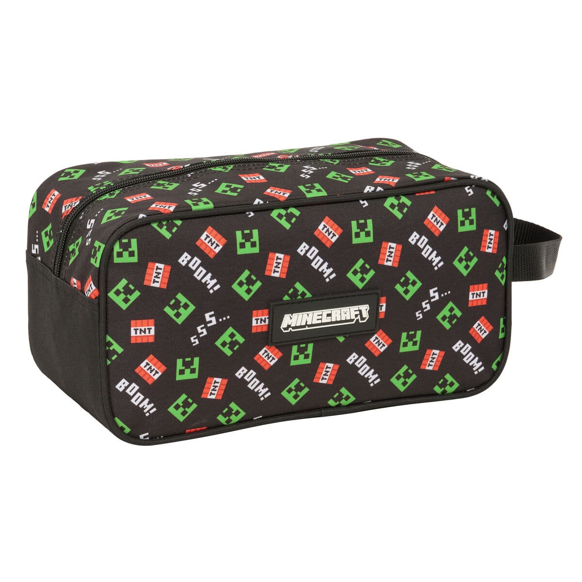 Schuhtasche für die Reise Minecraft Schwarz 29 x 15 x 14 cm - Image 3
