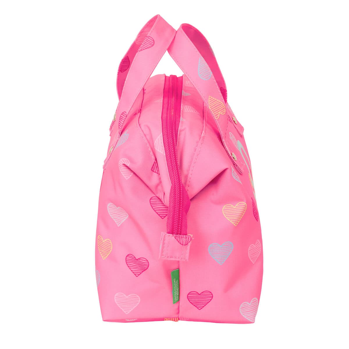 Travel Vanity Case Benetton Heart Pink 26.5 x 17.5 x 12.5 cm - Image 2