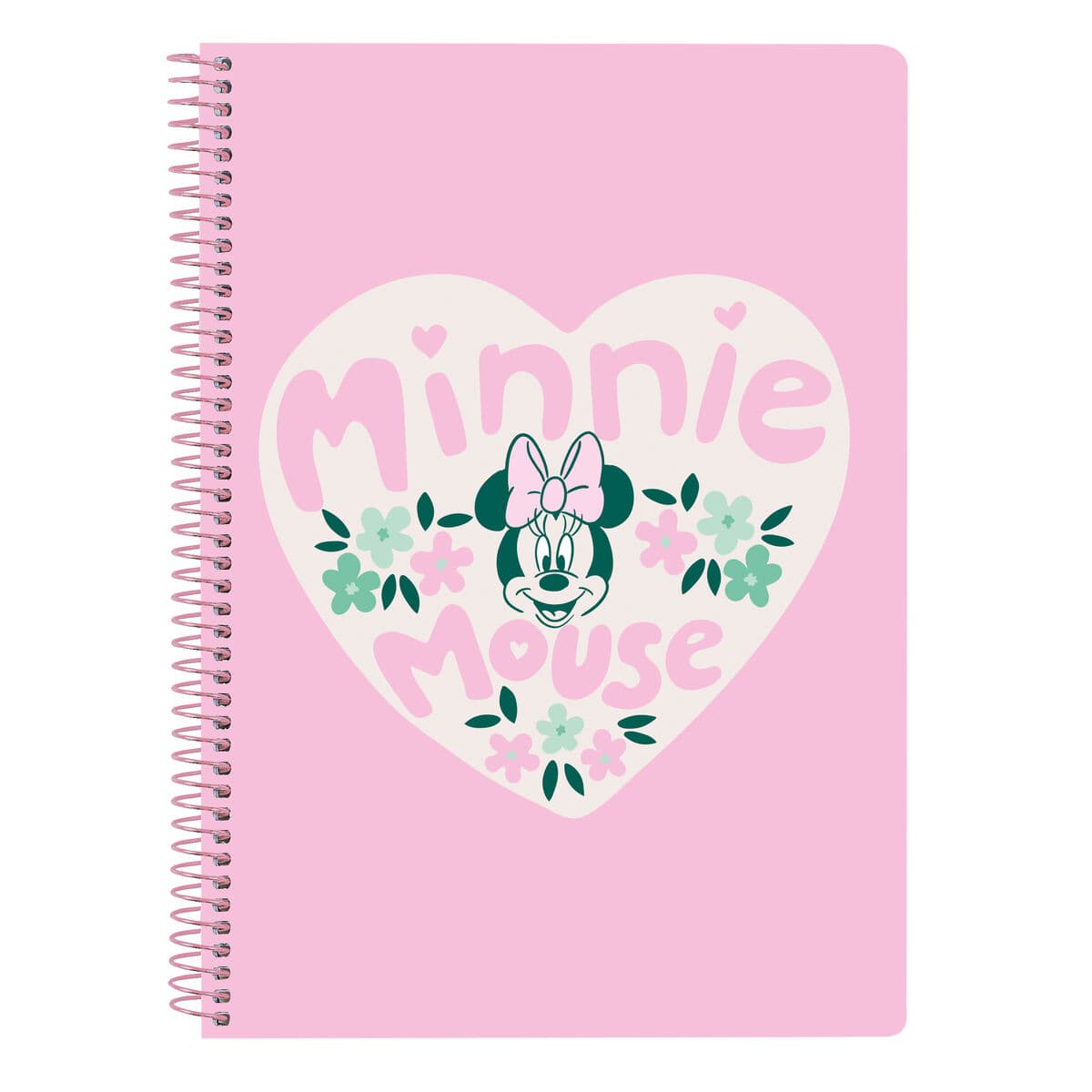 Ringbuch Minnie Mouse Minty Rosa 15.5 x 22 x 1 cm