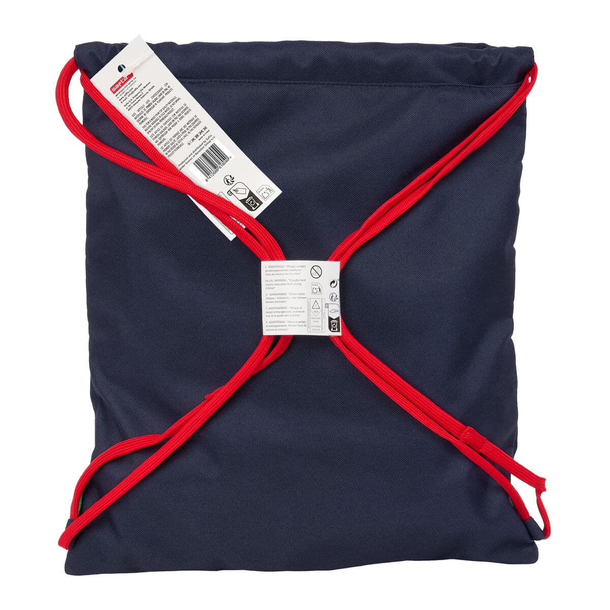 Bolsa Mochila con Cuerdas Benetton Together Azul marino 35 x 40 x 1 cm - Image 2