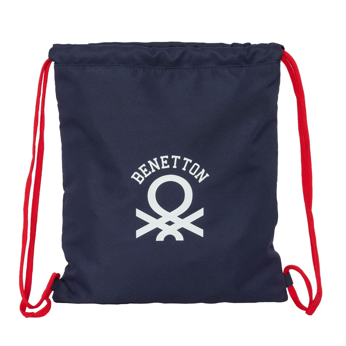 Bolsa Mochila con Cuerdas Benetton Together Azul marino 35 x 40 x 1 cm