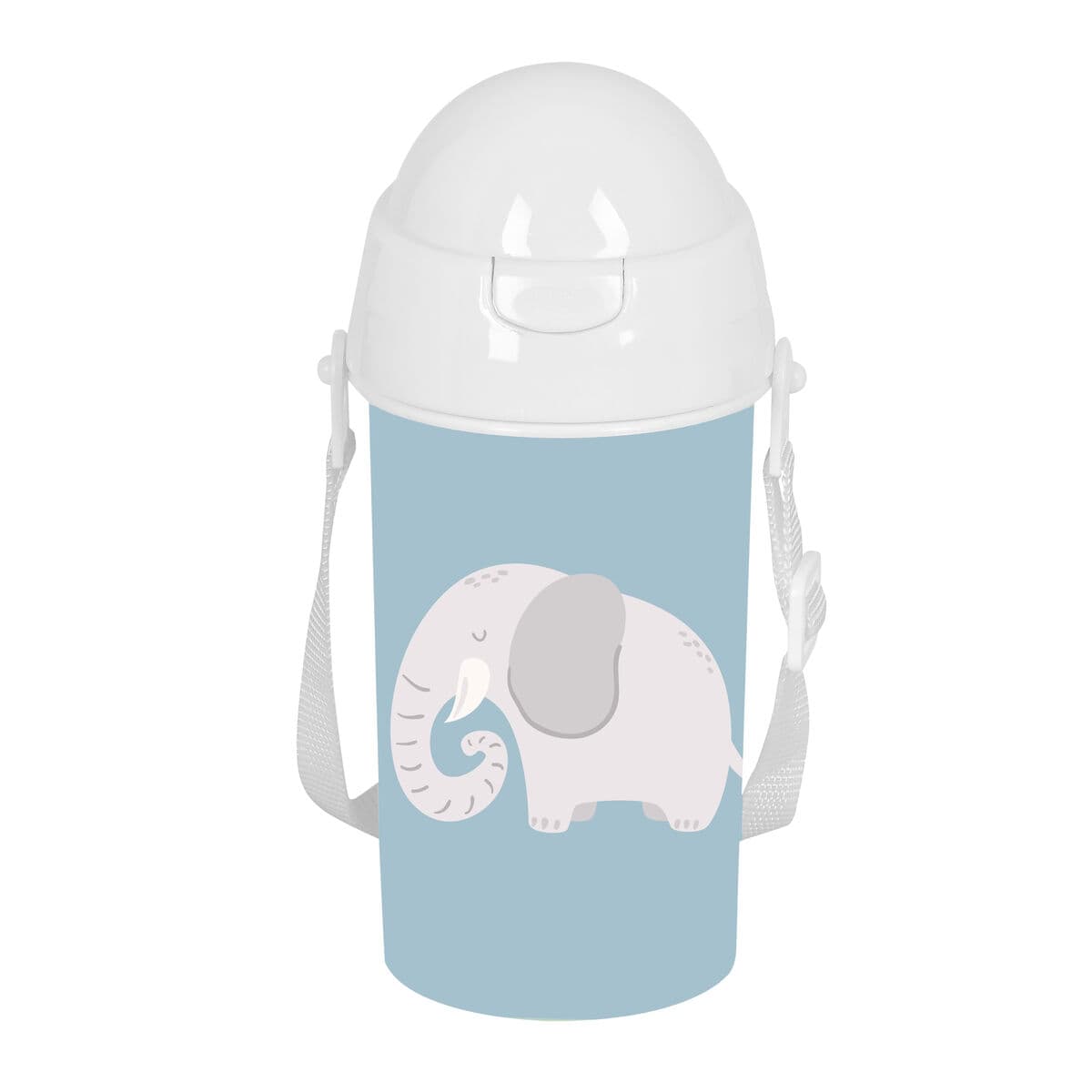 Botella de Agua Safta Elefante Azul PVC 500 ml