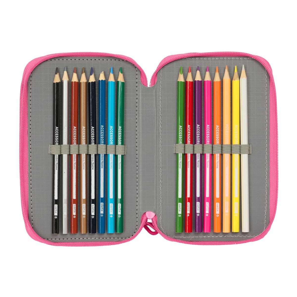 Holdall Disney Princess Pink 12,5 x 19,5 x 5,5 cm 37 Pieces - Image 2