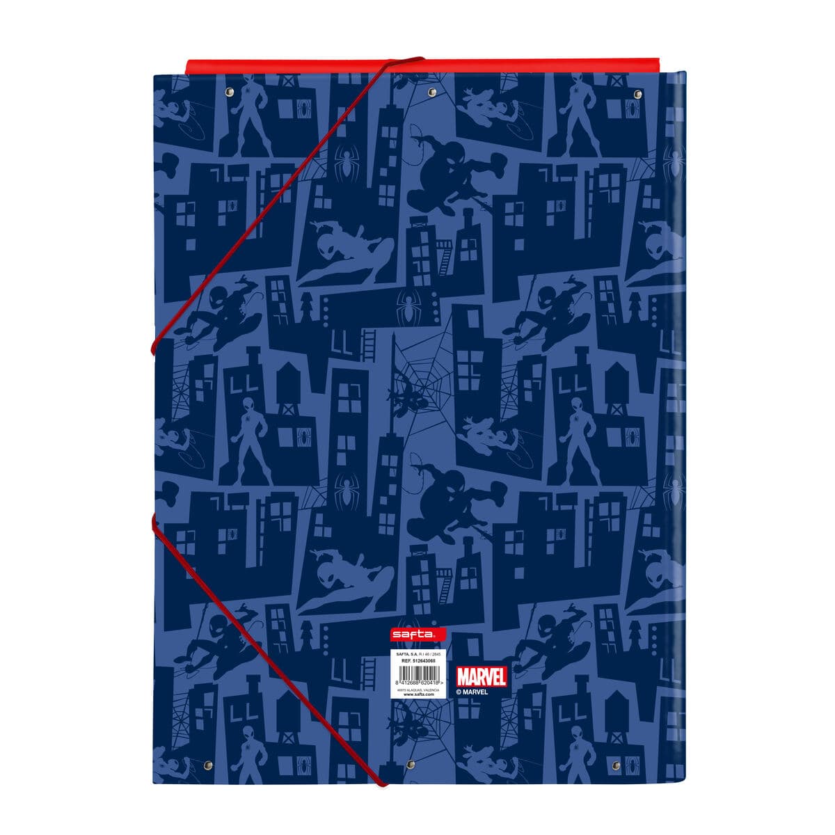 Ringpärm Spider-Man Blå A4 26 x 33.5 x 2.5 cm - Image 2