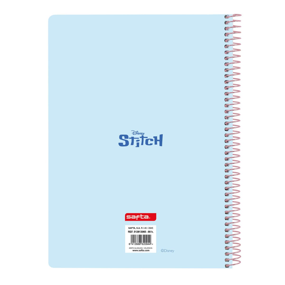 Rõngaskiirköitja Lilo & Stitch Ohana Sinine Heleroosa 15.5 x 22 x 1 cm - Image 2