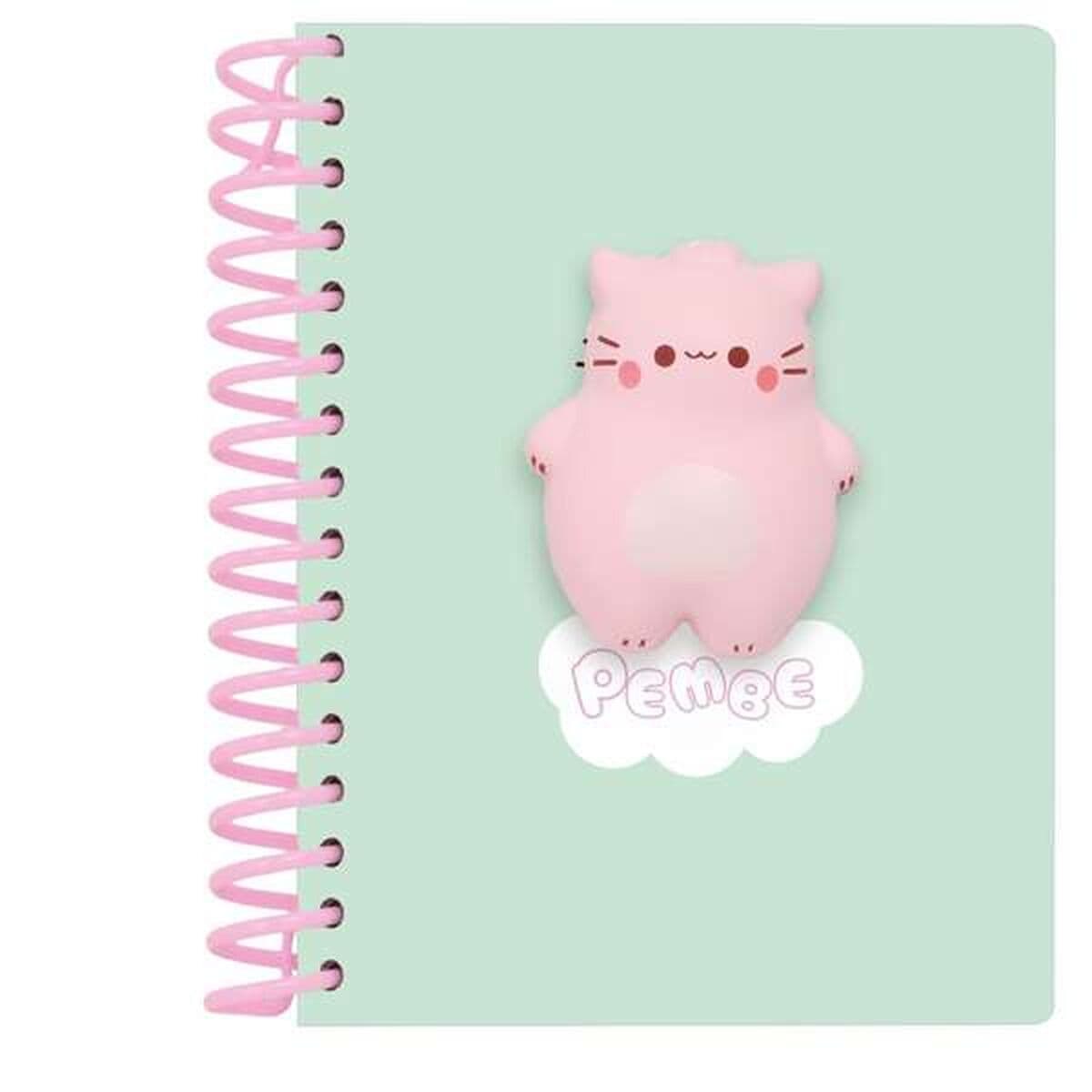 Libreta Safta The pink cat Multicolor