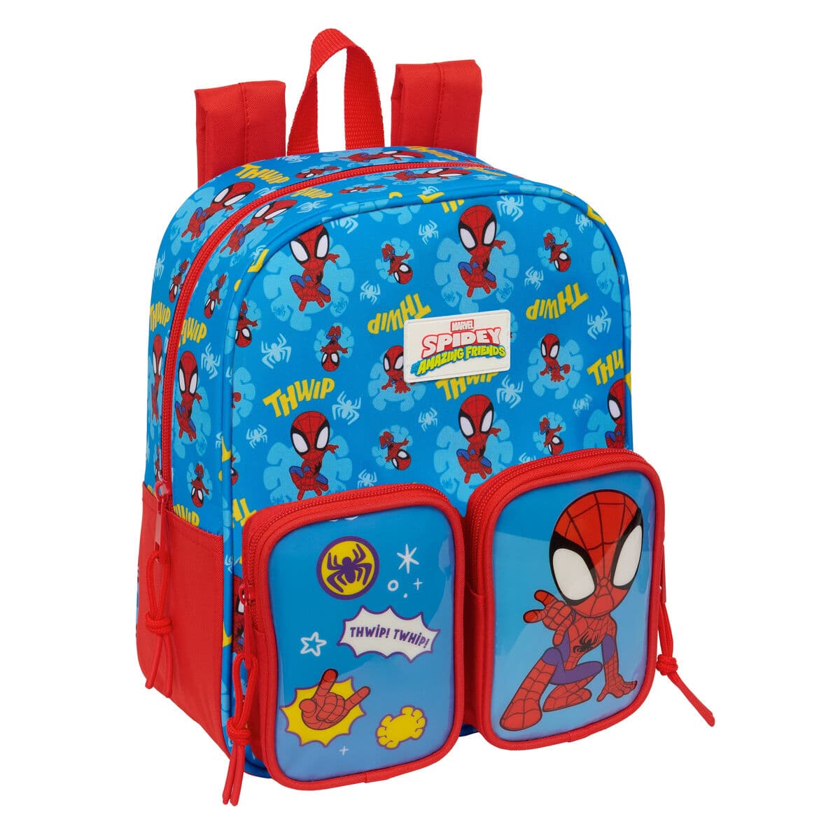 Skolryggsäck Spider-Man Blå Röd 22 x 27 x 10 cm