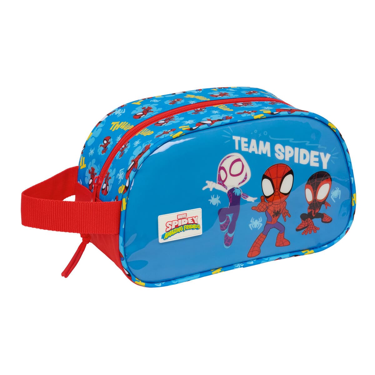 Neceser de Viaje Spider-Man Azul Rojo 26 x 15 x 12 cm