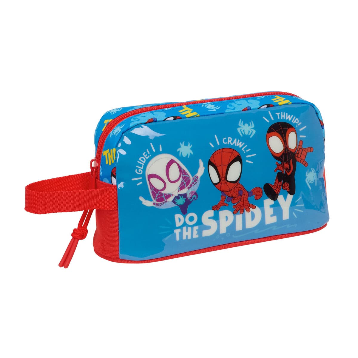 Portameriendas Térmico Spider-Man Azul Rojo 21,5 x 12 x 6,5 cm