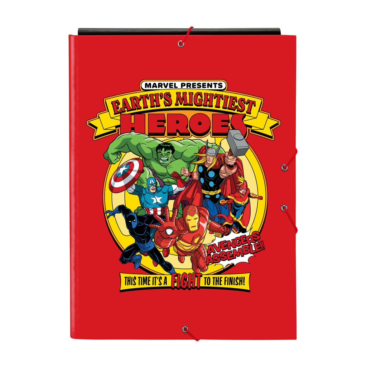 Ringbuch The Avengers Blau Schwarz A4 26 x 33.5 x 2.5 cm