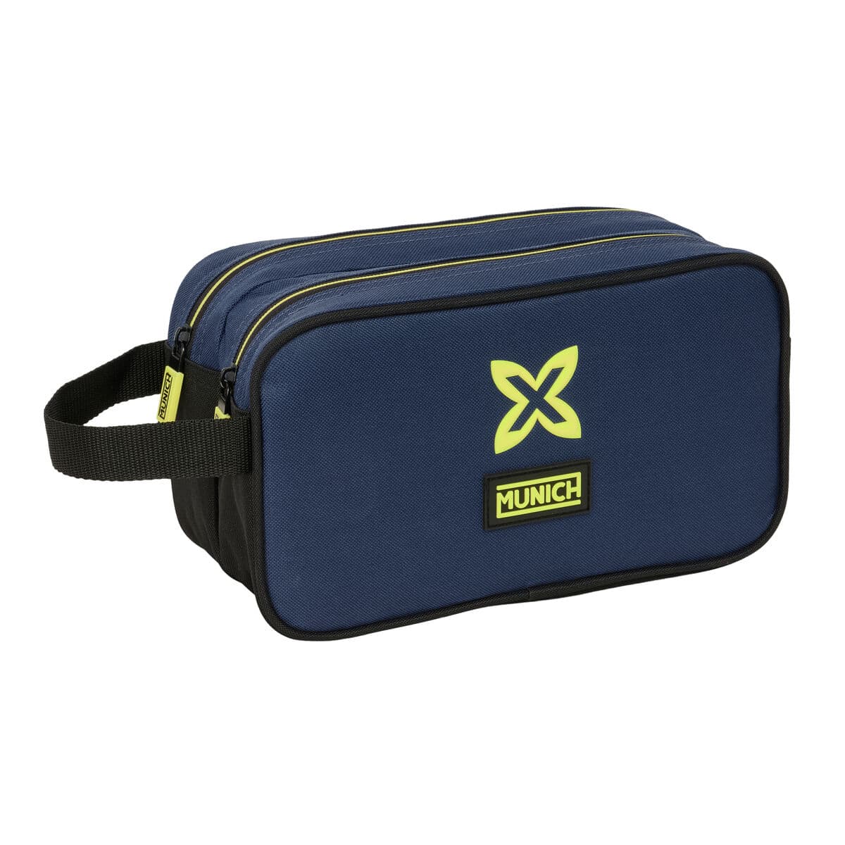 Reise-Toilettentasche Munich Track Blau Schwarz 26 x 15 x 12.5 cm