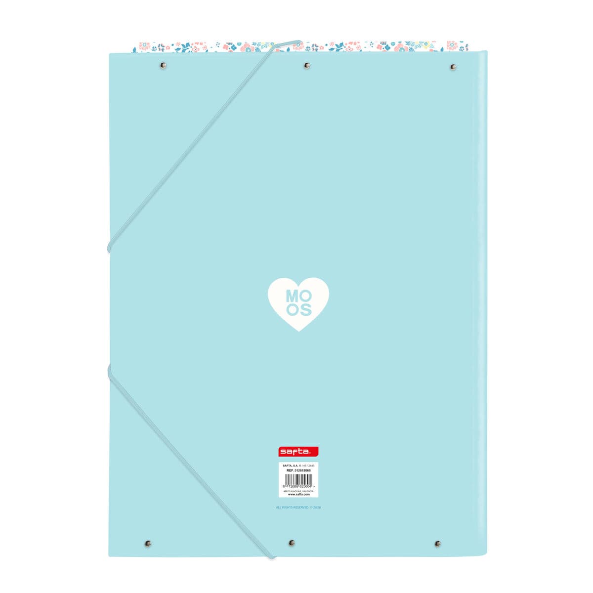 Žiedinis segtuvas Moos Fiori Spalvotas A4 26 x 33.5 x 2.5 cm - Image 2