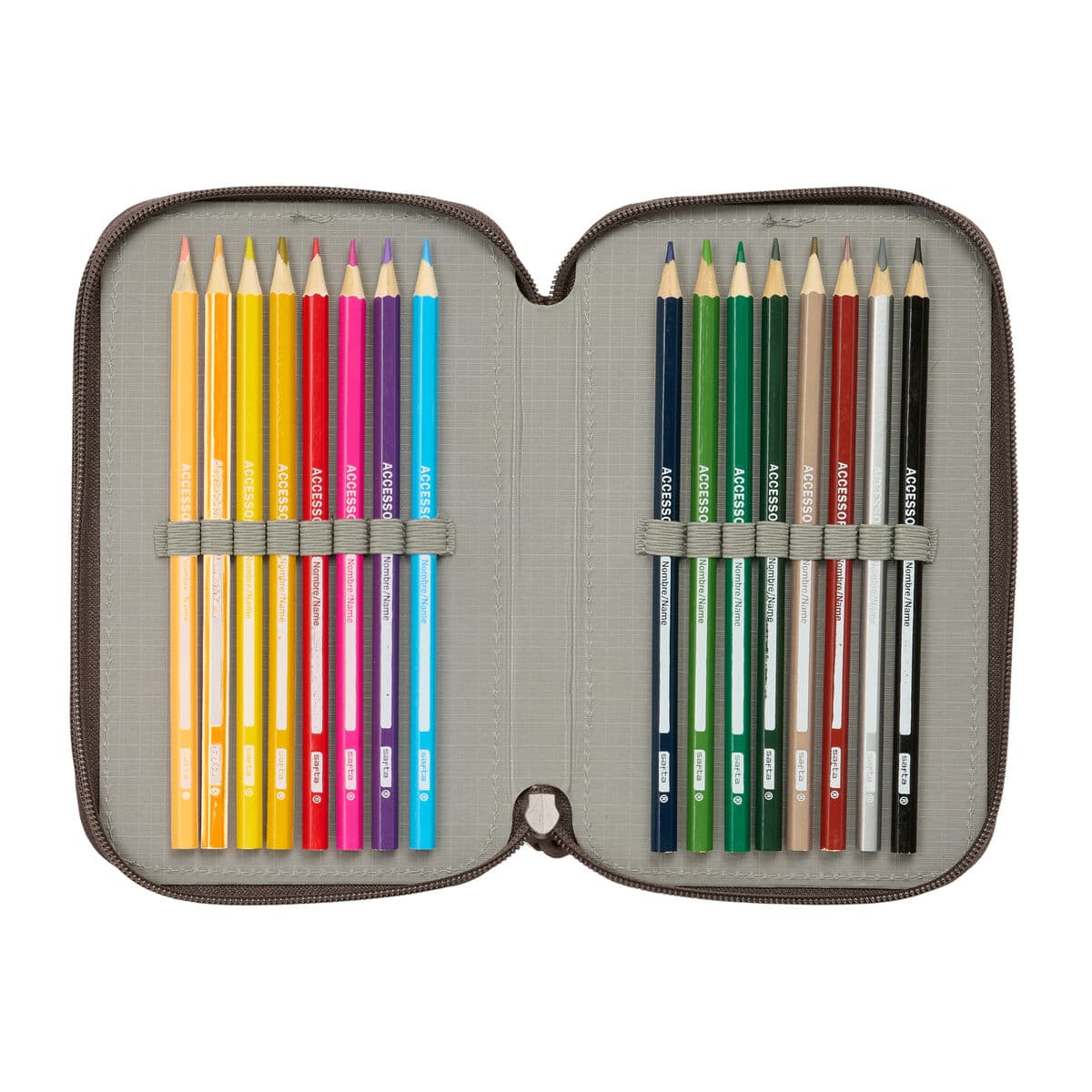 Portatodo Jurassic World Marrón 12,5 x 19,5 x 5,5 cm 37 Piezas - Image 2