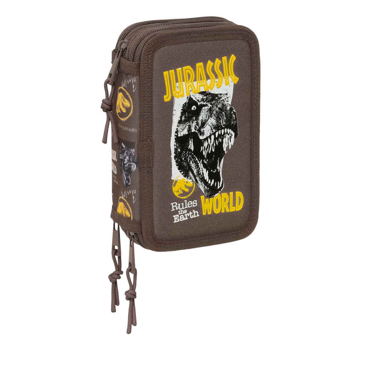 Portatodo Jurassic World Marrón 12,5 x 19,5 x 5,5 cm 37 Piezas