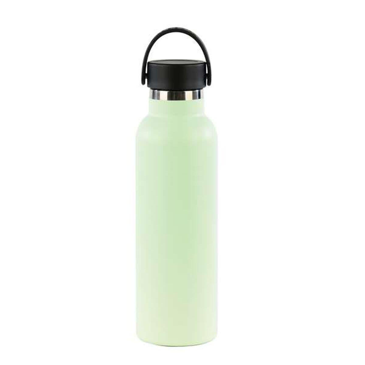 Botella de Agua Safta Verde hoja Silicona Acero Inoxidable