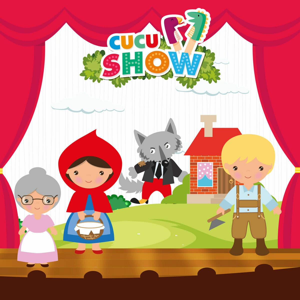 Pehmonuket Colorbaby Punainen Punahilkka - Image 6