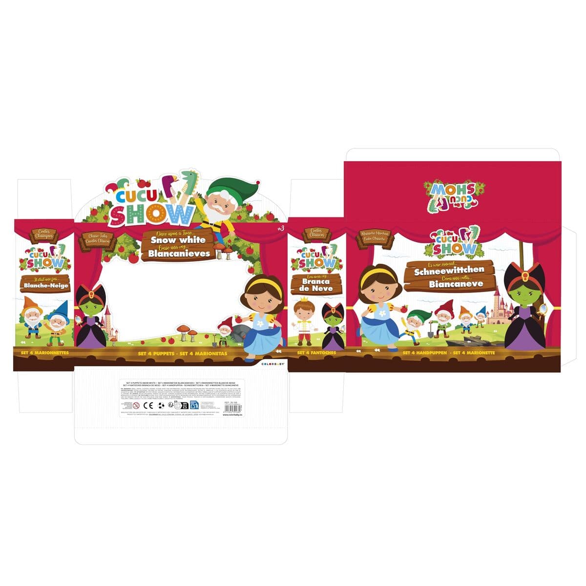 Bambola di Stoffa Colorbaby 25cm Plastica - Image 4